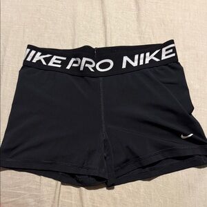 Nike Women's Black Pro Athletic Shorts